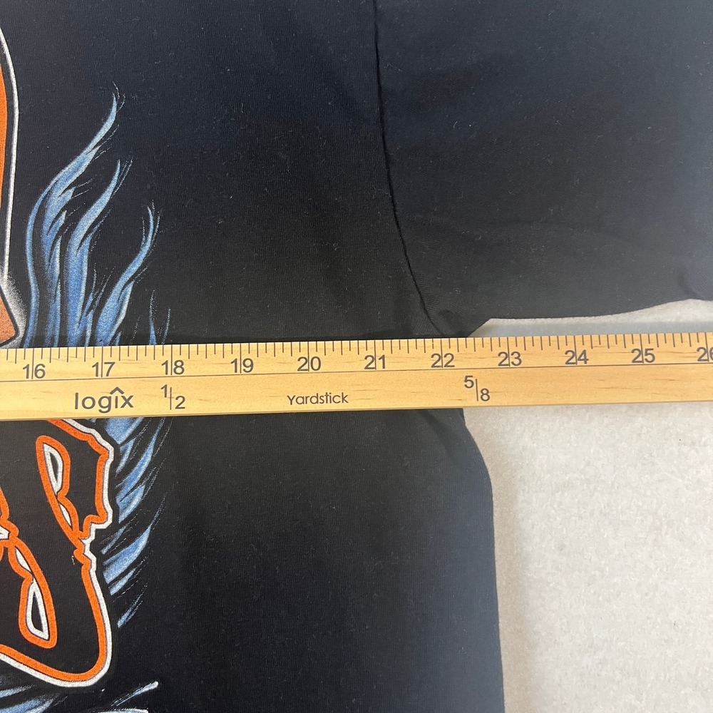Harley Davidson Stan's Idle Hour Florida Black Biker Tee Graphic Shirt Wings XL - Picture 9 of 9